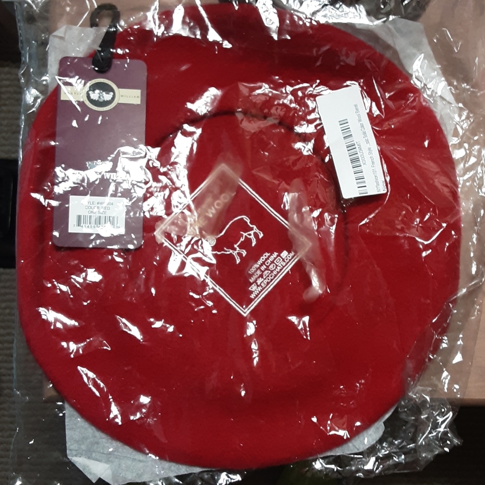 Angela & William pure wool beret
